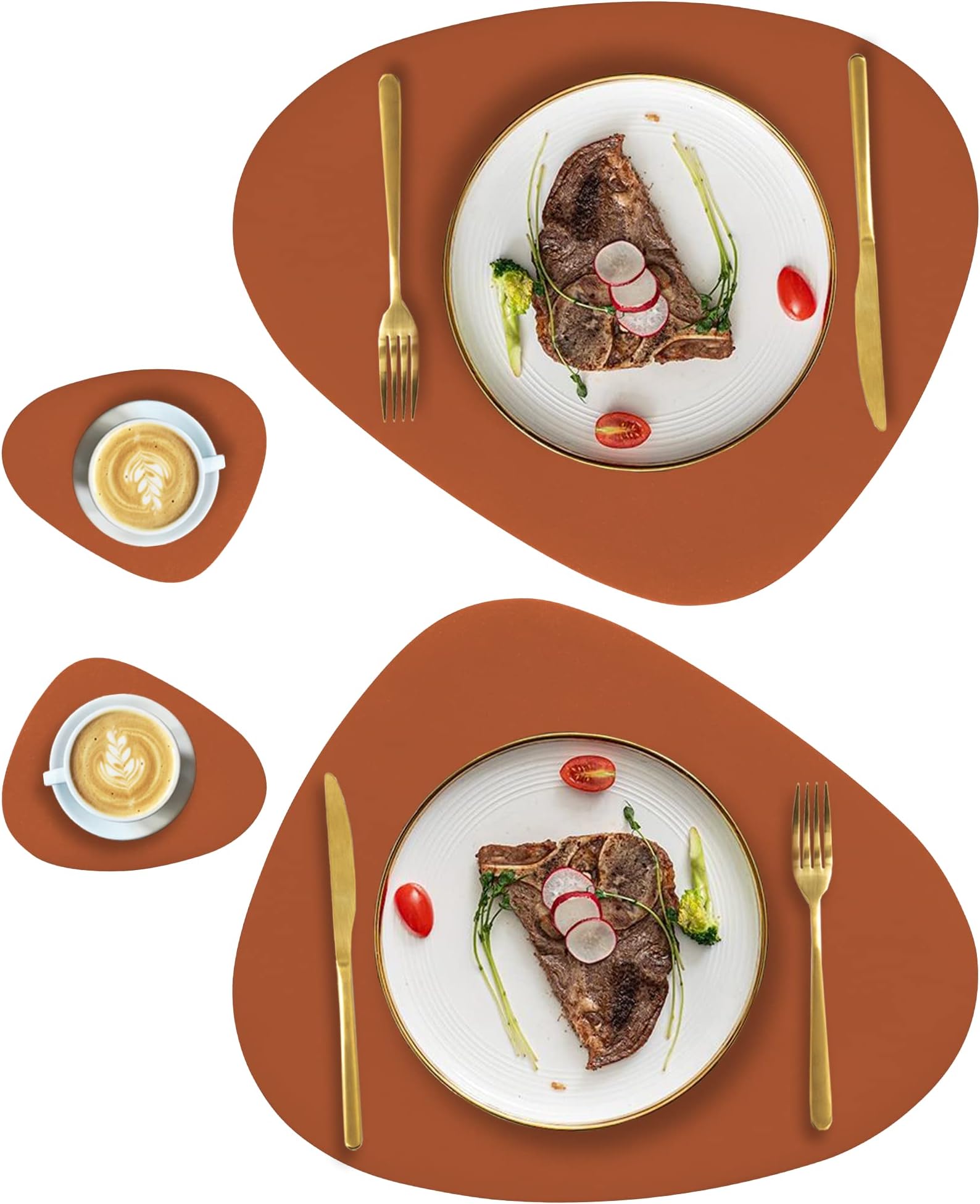 QPIX DIGITAL Placemats Set for Dining Tables