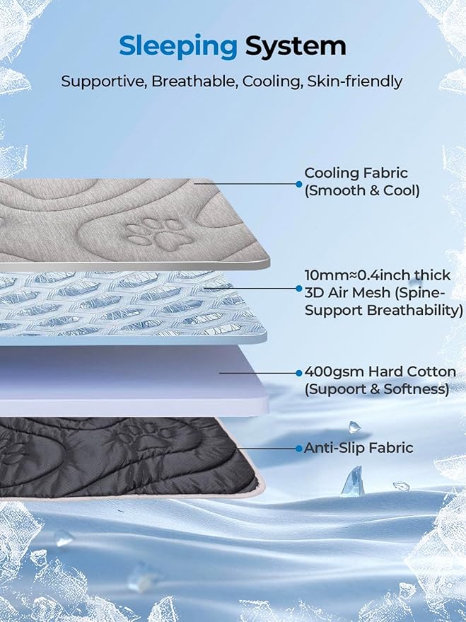 Colchoneta Refrescante para Perros y Gatos Grande Antidesliz miniatura 6