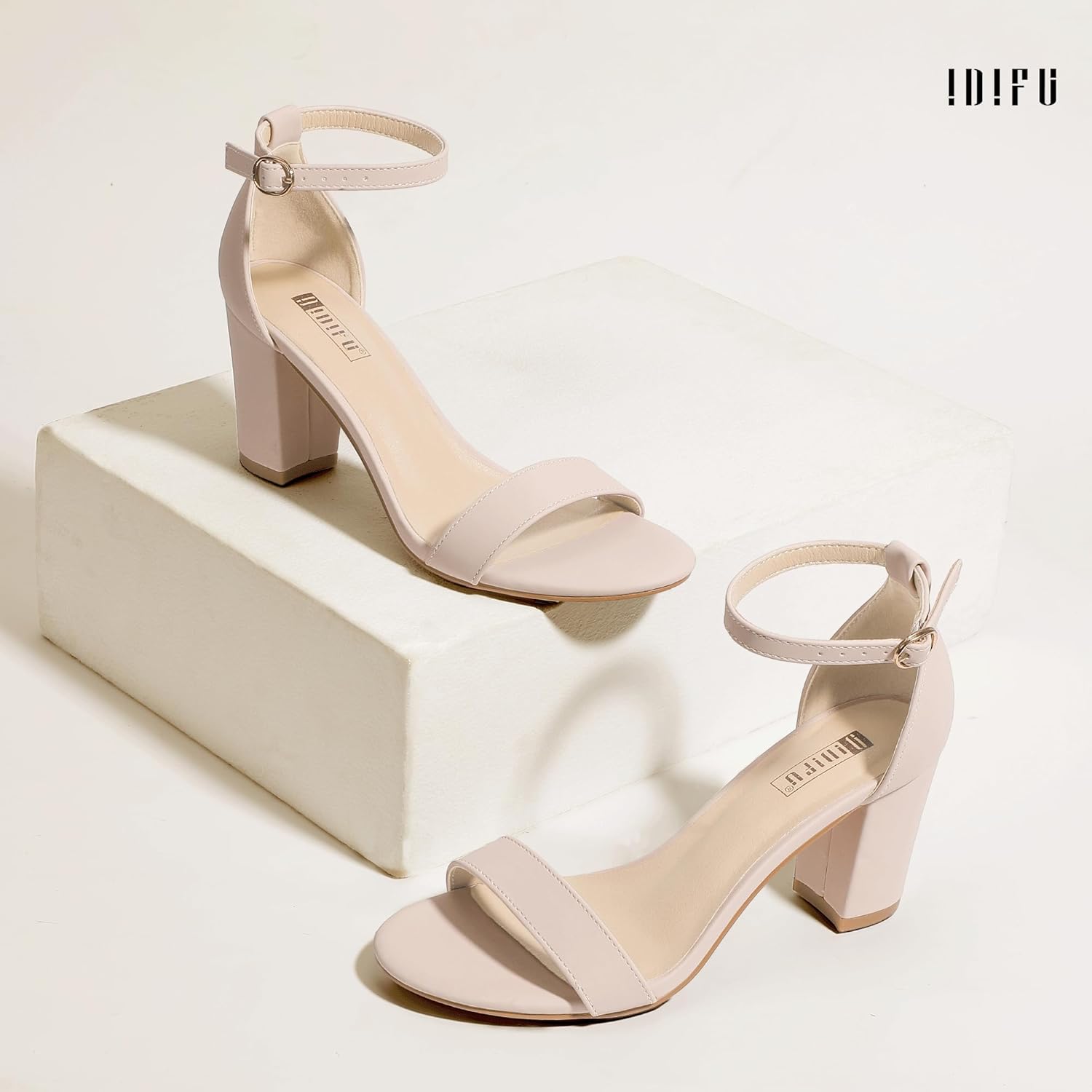 IDIFU Women's 3 Inch Heel Sandals for Women - Image 6