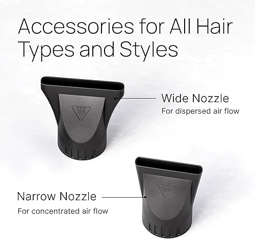 Miniatura 5 de TREZORO Secador de pelo profesional para mujer  Secador de pelo iónico de 2000 W para salón y uso personal  Potente, secado rápido y silencioso para