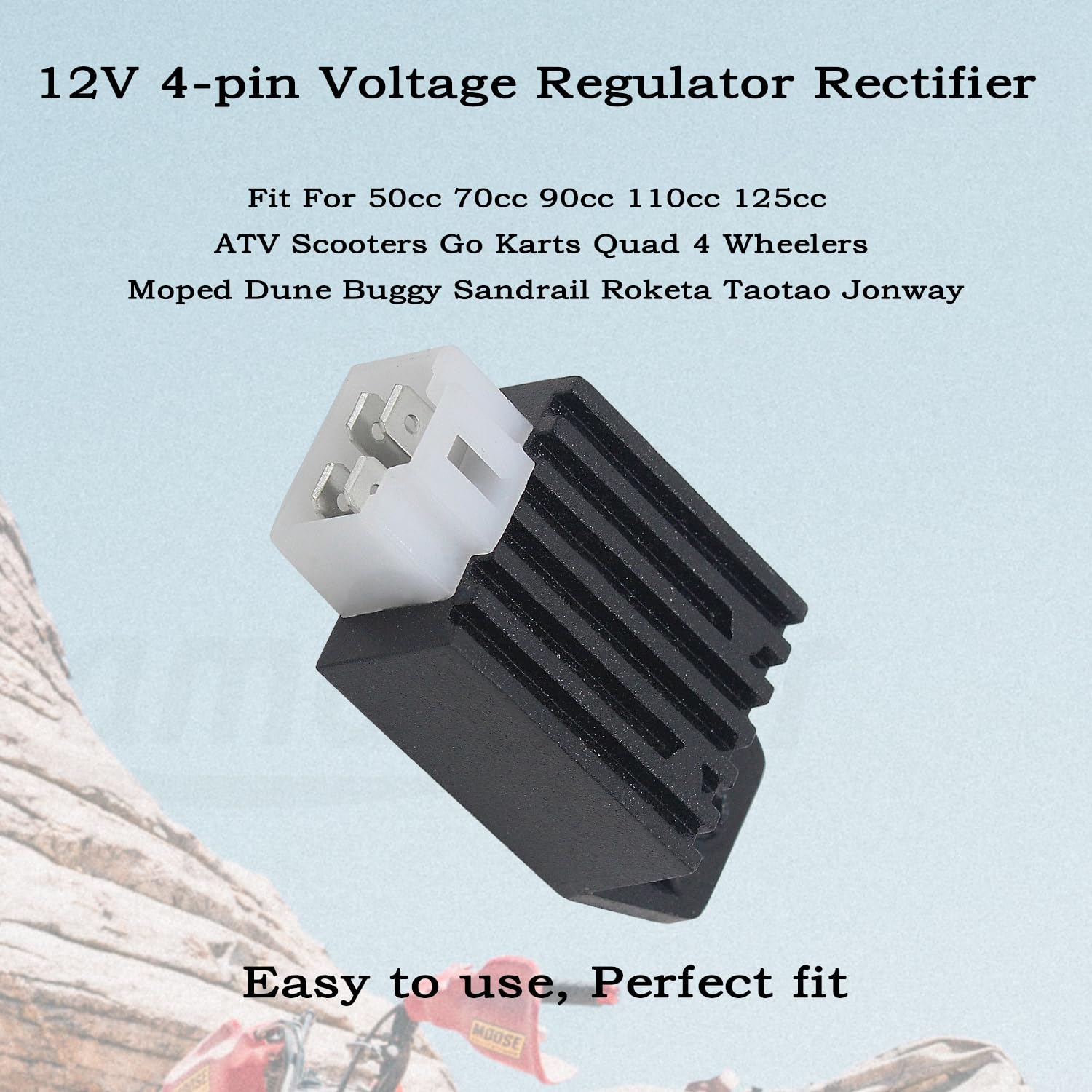 AC Rectifier Regulator For Chinese 50cc 70cc 90cc 110cc 125cc ATV GO Kart Buggy