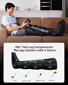 Amazon.com: SPA4PIEDS Air Compression Leg Massager, Cordless