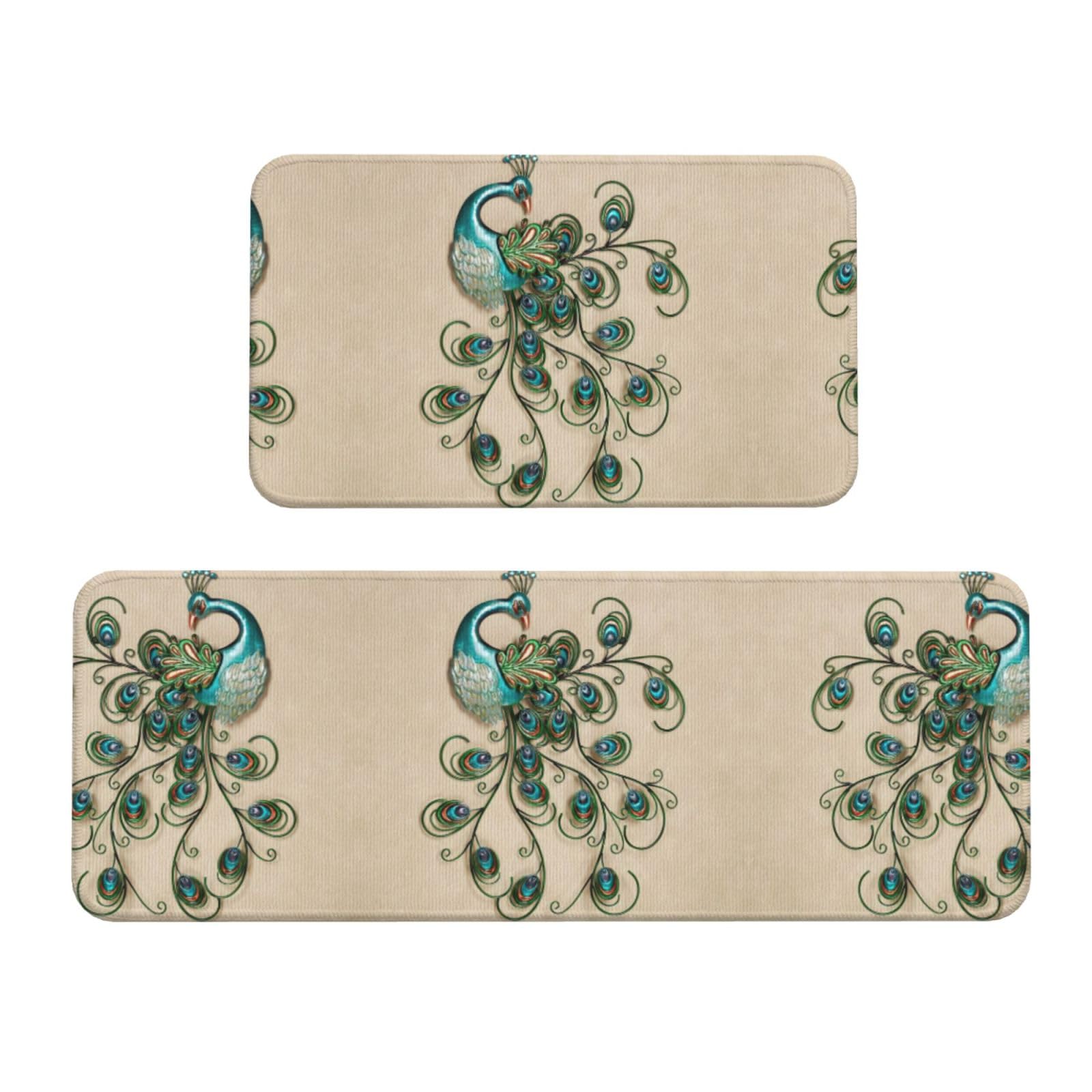 Tapis de cuisine absorbants lot de 2 anti-fatigue pour sol glissant