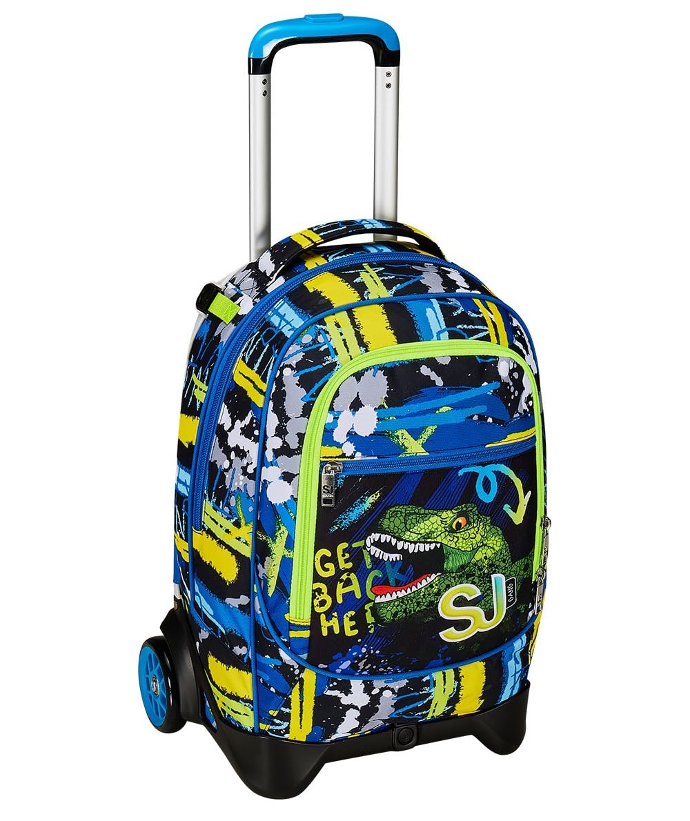 SJ GANG STYLE JAM GANG Trolley New Tech Cuccioli SJ, Blu, Cross-over System, Bambini e ragazzi, Scuola elementare e media, Tempo libero e viaggi