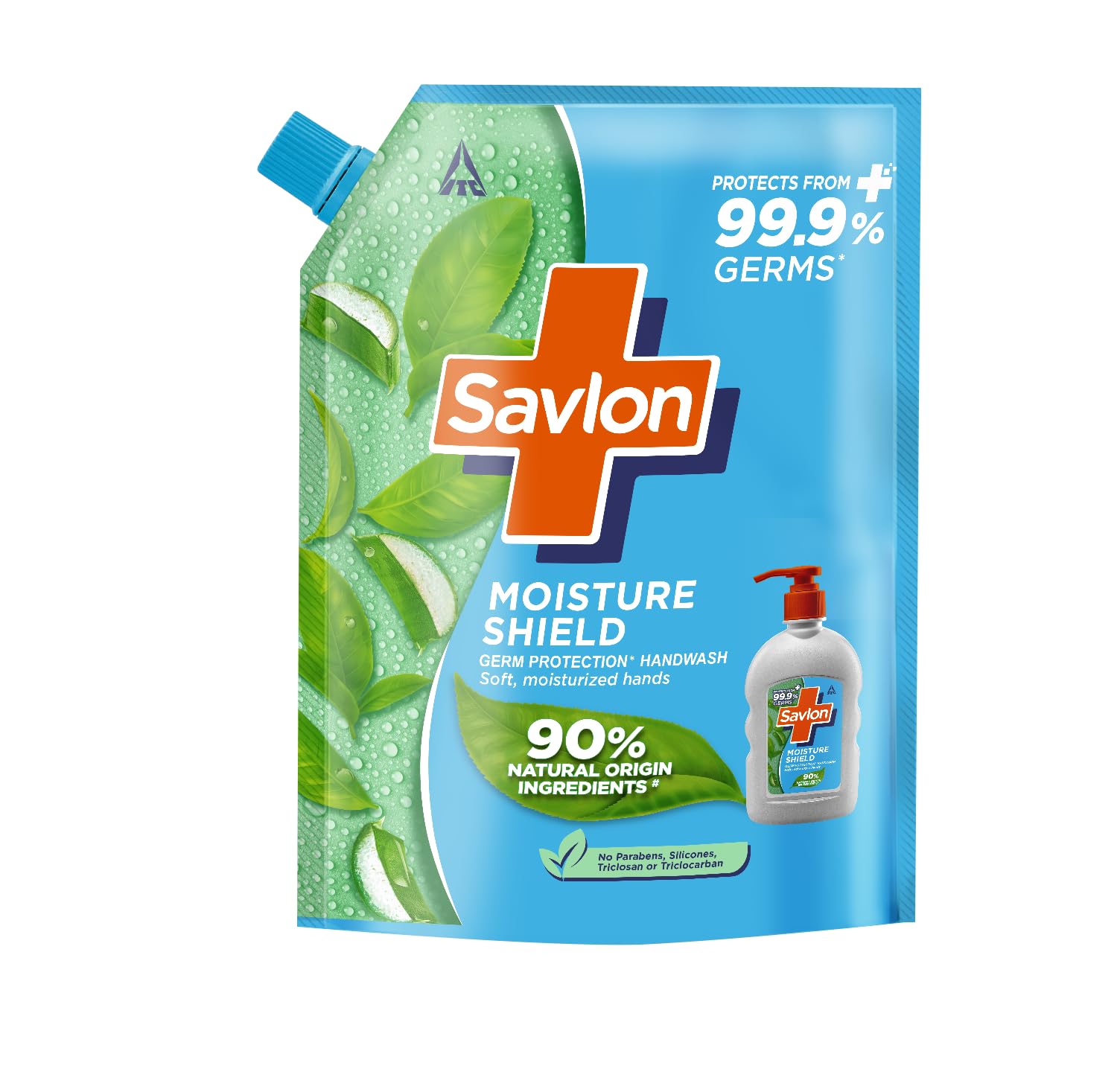 Savlon Moisture Shield Germ Protection Liquid Handwash Refill Pouch, 1