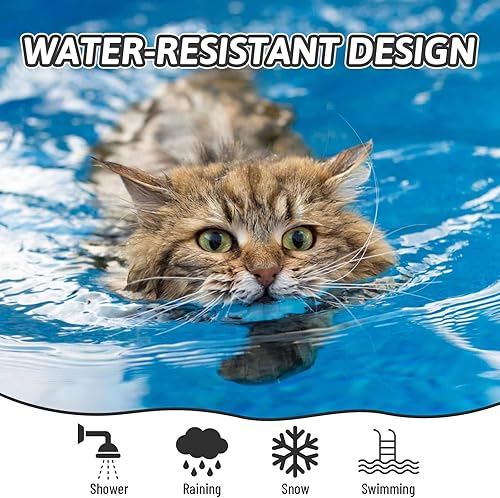 Miniatura 4 de VICSOM Collar calmante para gatos, collar de feromonas calmante para gatos, alivio de la ansiedad, alivio del estrés, ajustable, impermeable, collar