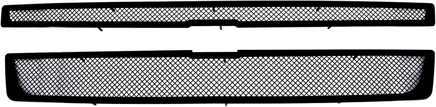 T-Rex 51051 Upper Class Small Mesh Steel Black Finish Grille Overlay for Chevrolet Tahoe Suburban Avalanche