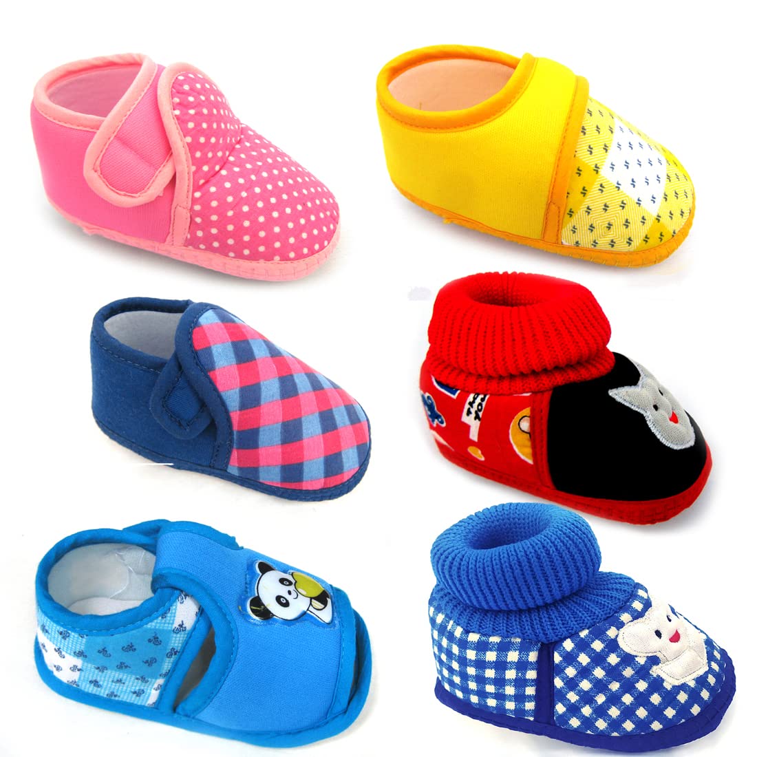 Kids Choice Soft Sole Sandal & Shoes for 3-12 Months Baby Girl and Baby Boys Combo of 6 pair (B08L9L19MF) Amazon Price History, Amazon Price Tracker