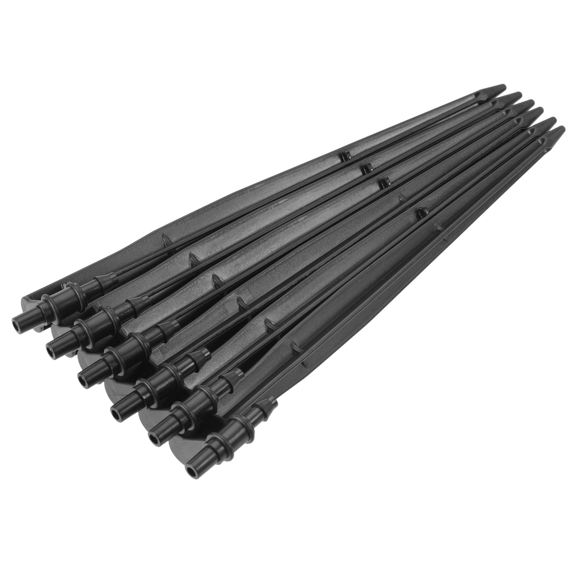 sourcing map Irrigation Drip Support Stakes 200mm Length for 1/4" Tube for 6mm ID Drip Emitters for Gardening Patio Lawn 25pcs