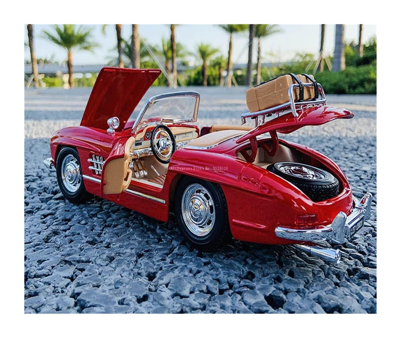 Amazon.co.jp: 対象:1/18 1957 メルセデスベンツ 300SL レッド合金