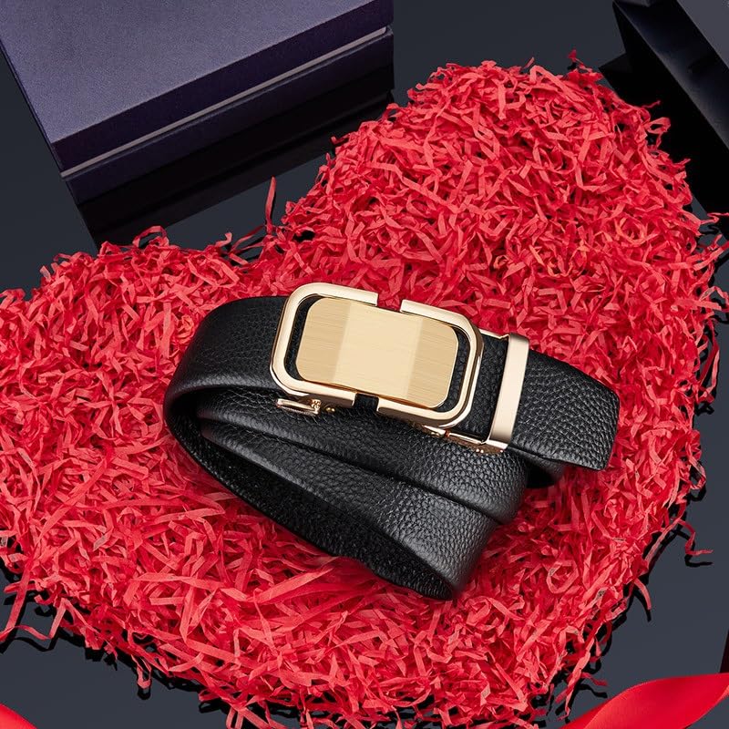 Men's leather belt with top layer cowhide automatic buckle belt men's cowhide belt3