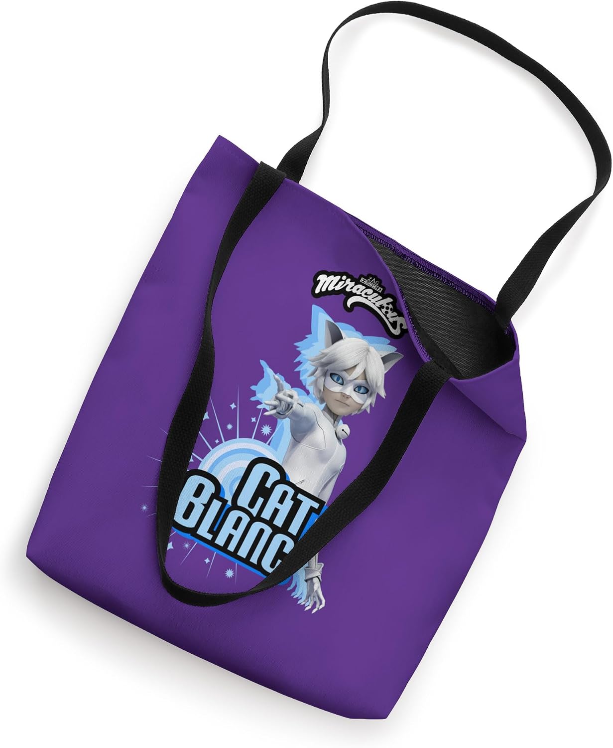 Miraculous Ladybug Villains Collection Cat Blanc Tote Bag