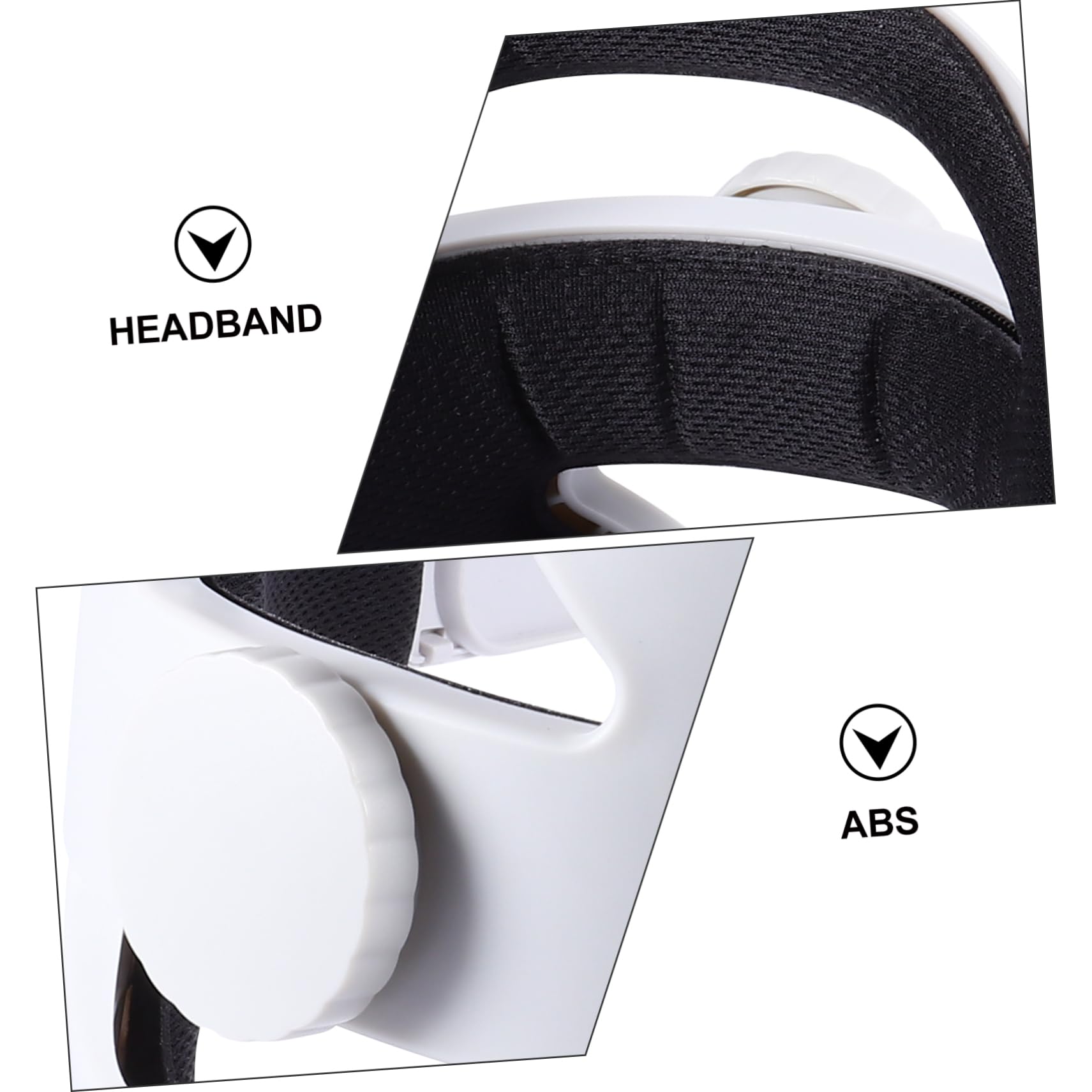 Casque VR Confortable Ajustable Compatible avec S Sangle Antidérapante Confort en Jeu Accessoire VR Amélioré avec Coussin
