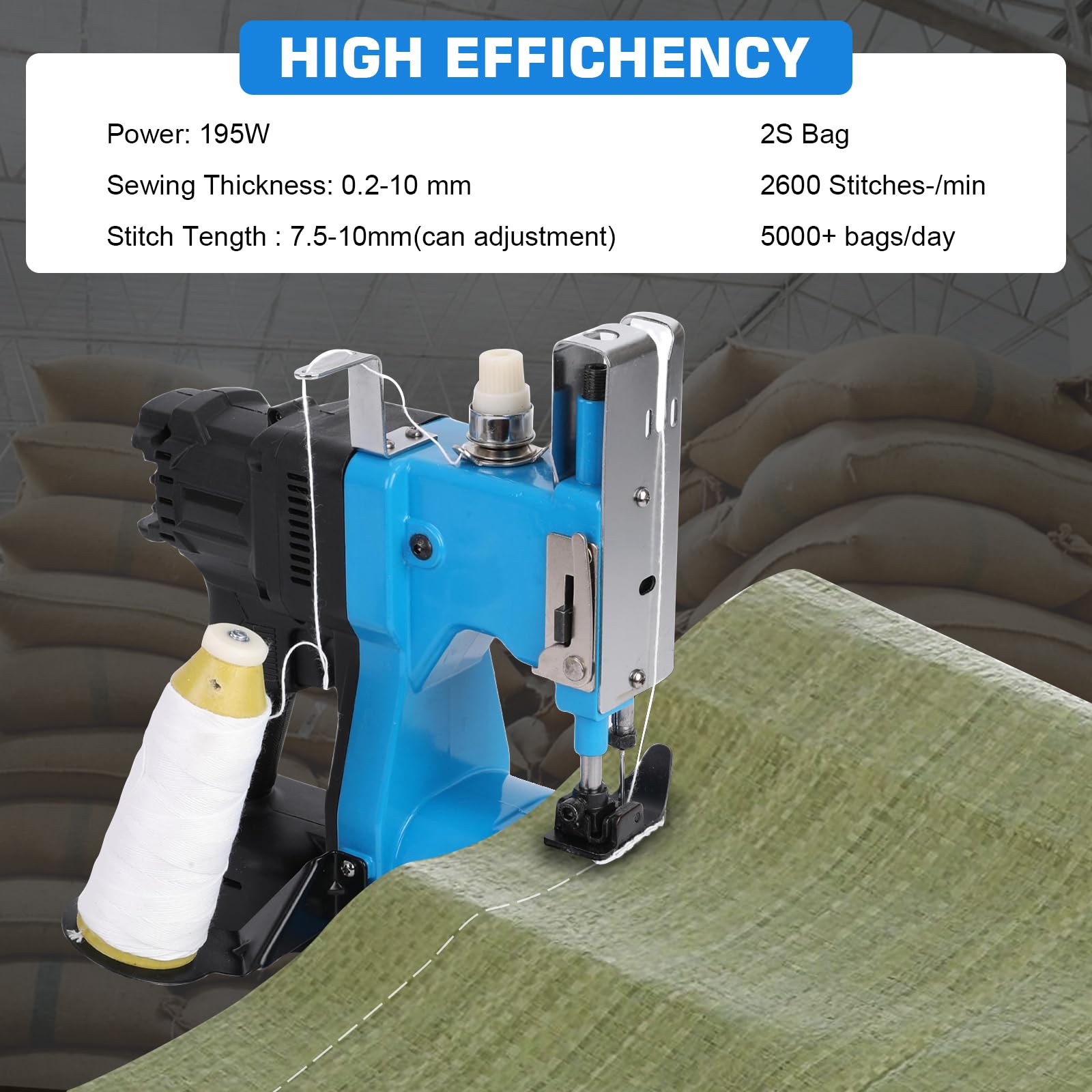 Draadloze elektrische naaimachine Draagbare automatische verpakking Landbouw Textielindustrie Geweven zak Mini sluitmachine kopen vanaf een prijs van 82