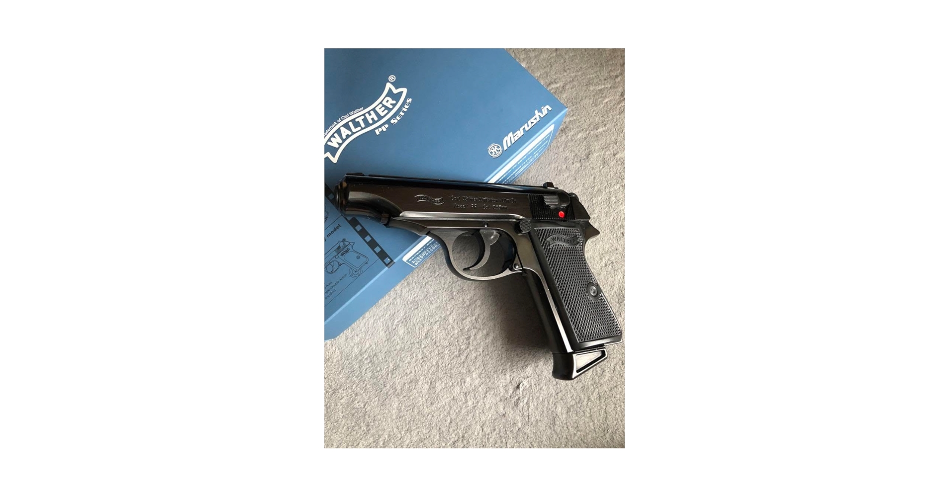 Amazon | マルシン ワルサーPP WディープブラックABSモデルガン