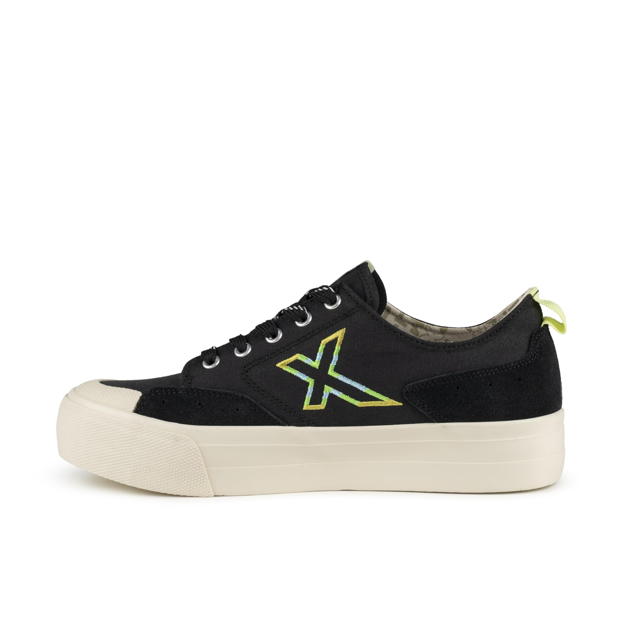 Munich Men's Swing Sky 07 Sneaker, Black/White, 8.5 UK
