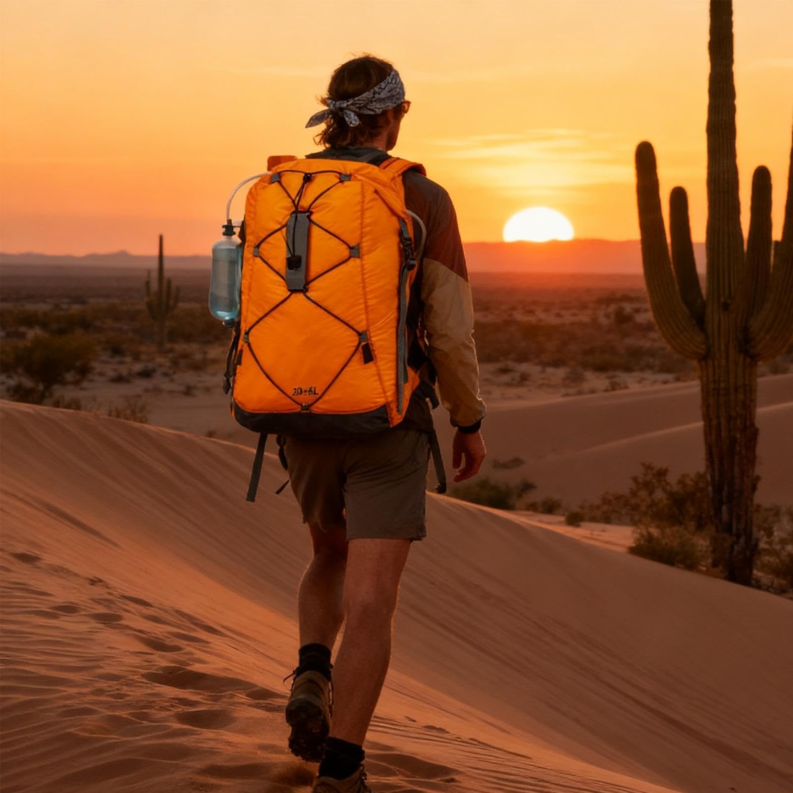 Plecak Turystyczny 26L Z Miejscem Na Paski Naramienne | Plecak Podróżny Torba Outdoorowa Dla Mężczyzn Wędkarstwo Trekking Wspinaczka Kemping Sport Bieganie