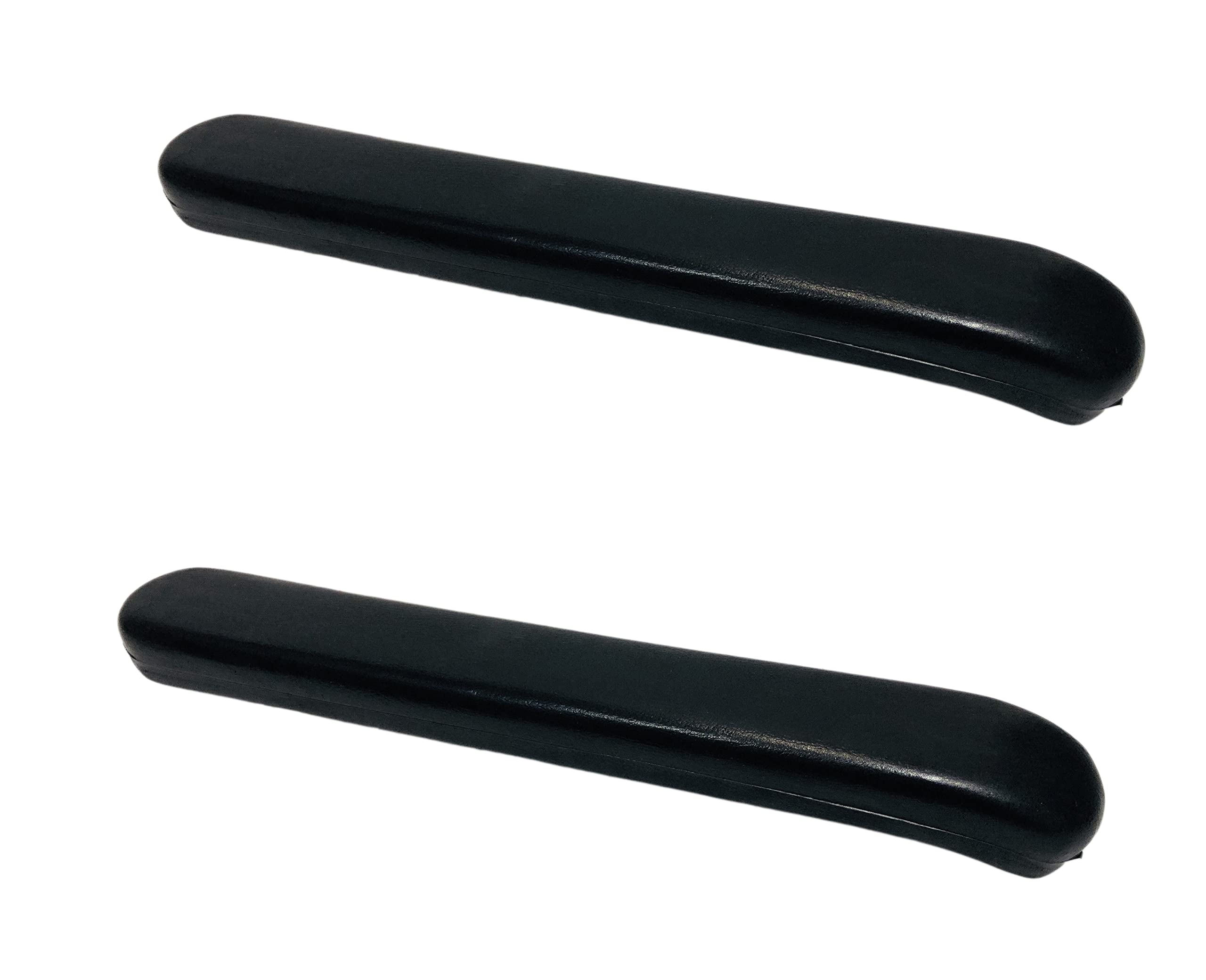 RATISON Polyurethane Office Visitor Revolving Chair Pu Handles for Visitor Chair Fit to Every Chair (2, 13 INCH PU Handle, Standard)