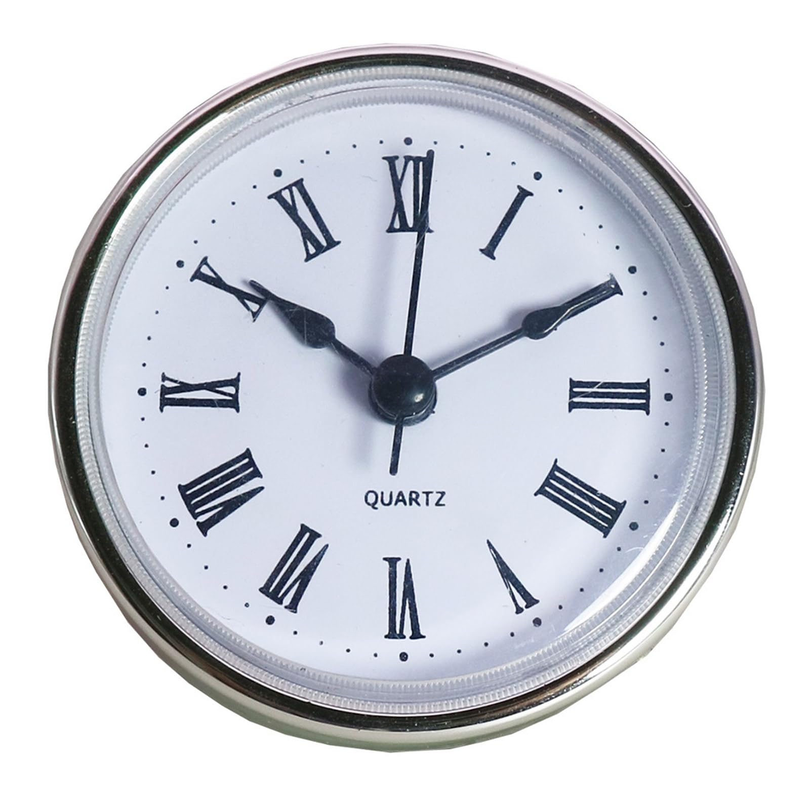 Elegant 65mm Clock Head Insert with Fashionable and Easy to Read Roman Numerals for Clock Enthusiasts and Collectors Round Clock Head
