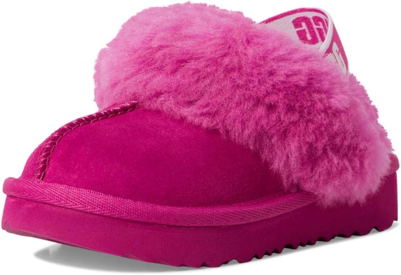 Amazon.com | UGG Kids' T Funkette Slipper, Dark Peony, 6 | Slippers