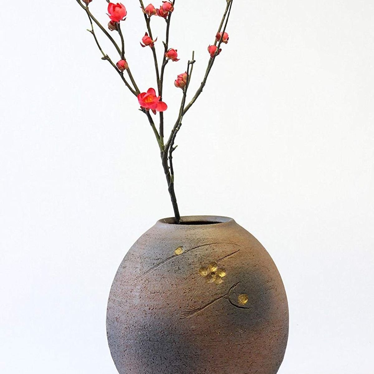 信楽焼？花差し 406 Amazon.co.jp: CtoC JAPAN Select 信楽焼 花瓶 J339 陶器 幅 19.5cm x