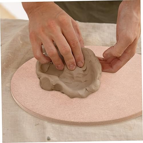 Miniatura 4 de EXCEART Base de cerámica de paleta de madera resistente, diseño simple para herramienta de escultura de arcilla de cerámica suave, excelente
