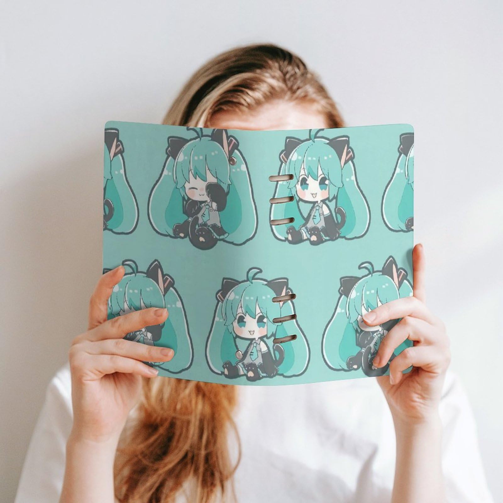 Amazon.co.jp: システム手帳 初音ミク Miku 美少女 萌え A5 6穴 ノート