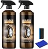 Wheelblaze Wheel Cleaner, Wheel Blaze Versatile and Powerful Rust Converter, Heavy Duty Rim and Tire Cleaner with Sponge & Cloth, Deep Foaming Rim Cleaning Spray for All Metal Surfaces (2)