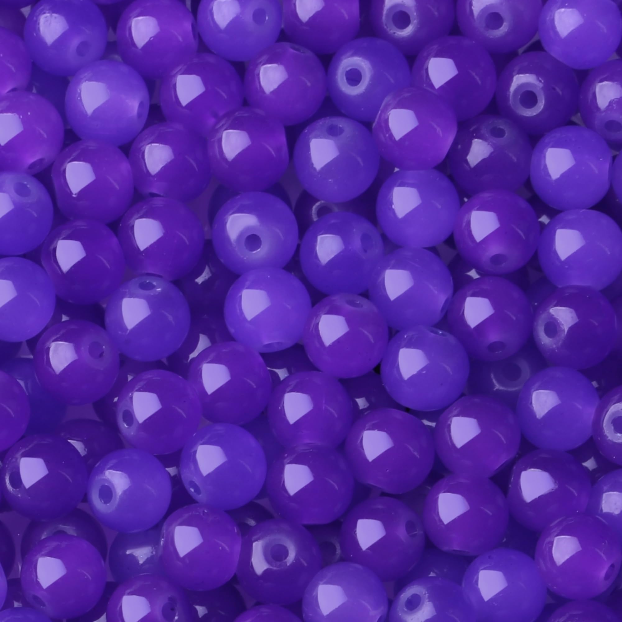 500 Glass Beads for Bracelets - Crafting Supplies -12