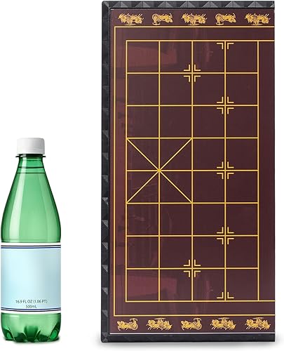 Miniatura 2 de Yellow Mountain Imports Juego de mesa magnético de ajedrez chino grande (Xiangqi) (14.6 pulgadas) con piezas de juego negras