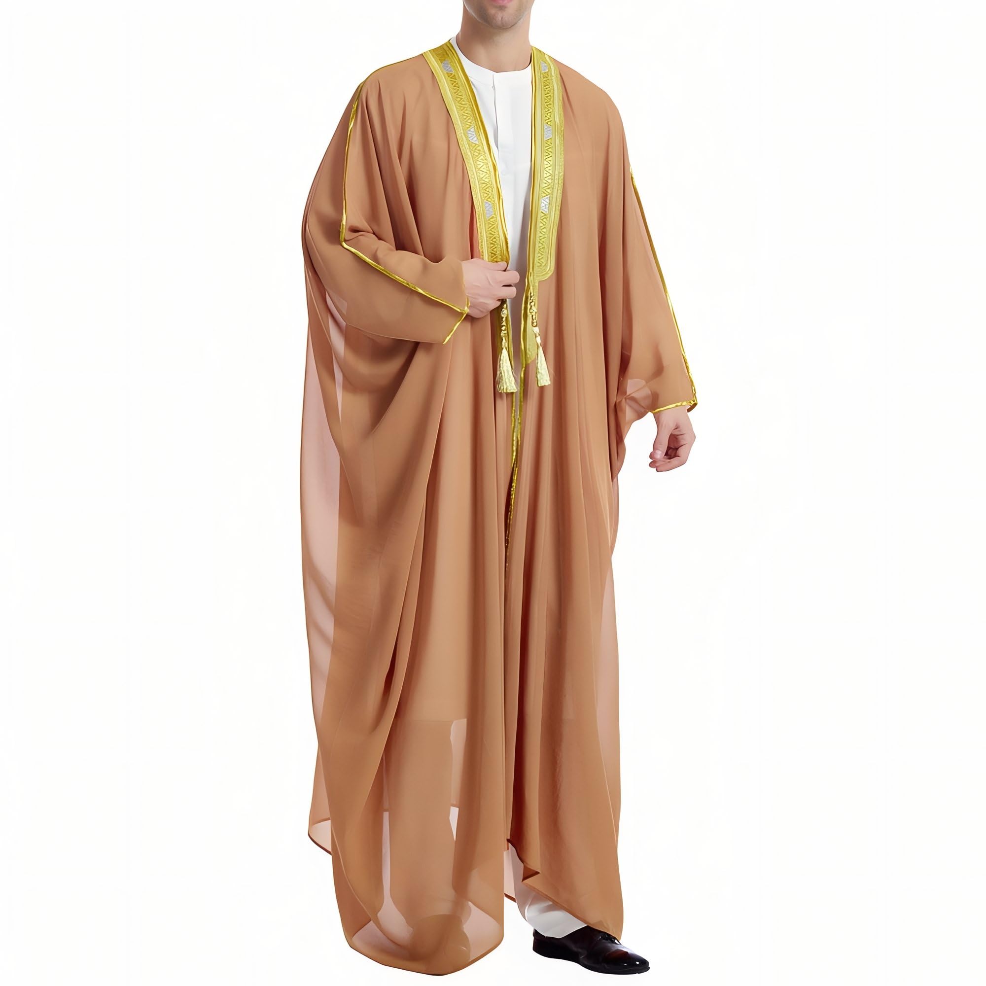 Caftán para Hombre – Túnica Musulmana Abaya Djellaba