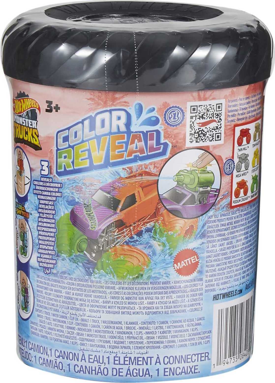 Buy Hot Wheels Monster Trucks Color Reveal Truck 1 Toy Truck With 
