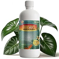 Vista 34 de GARDENERA Superalimento orgánico prémium de algas marinas y algas marinas para plantas AROID - 32 oz - Concentrado de fertilizante líquido de algas
