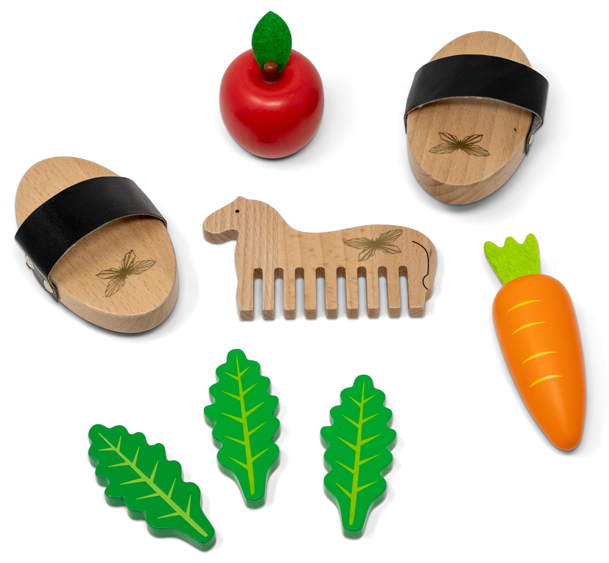 Betzold - Hobby-Horse-Set - Kinder Stecken-Pferd Pflege Schleifen Besen Hürden