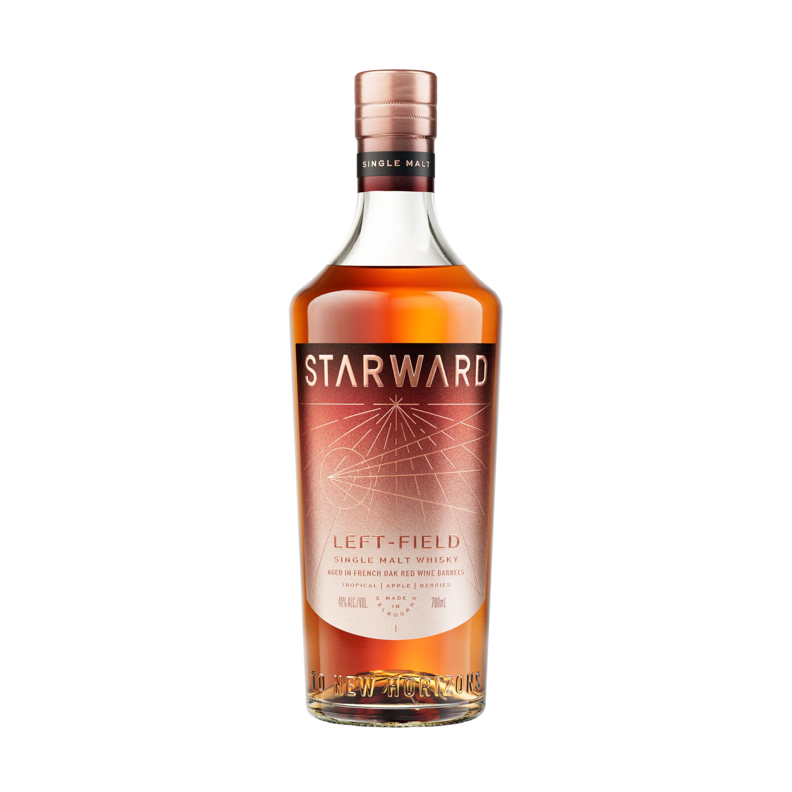 Starward Left-Field Single Malt Australian Whisky | 70cl | 40% ABV | Bright tropical fruits and toasted oak | The Most Awarded Distillery of the Year 2022 | Perfect for gifting (Packaging may vary)