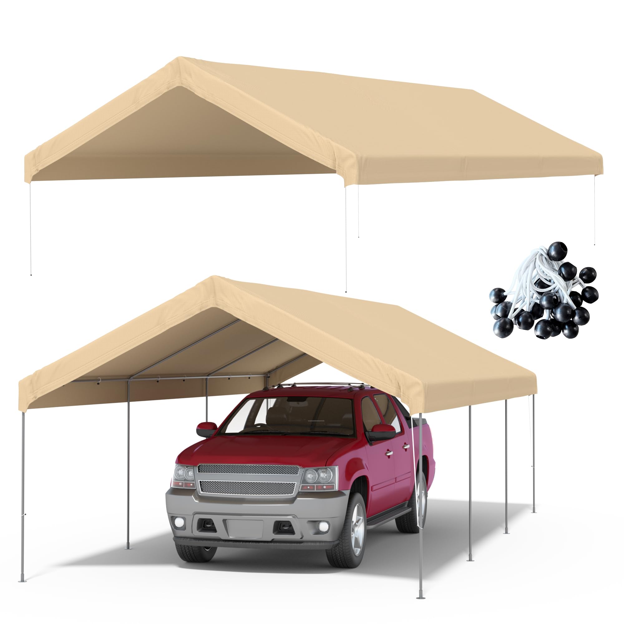 Carport Canopy Cover - 12x20 FT Weatherproof -11 Carport Canopy Cover - 12x20 FT Weatherproof -11