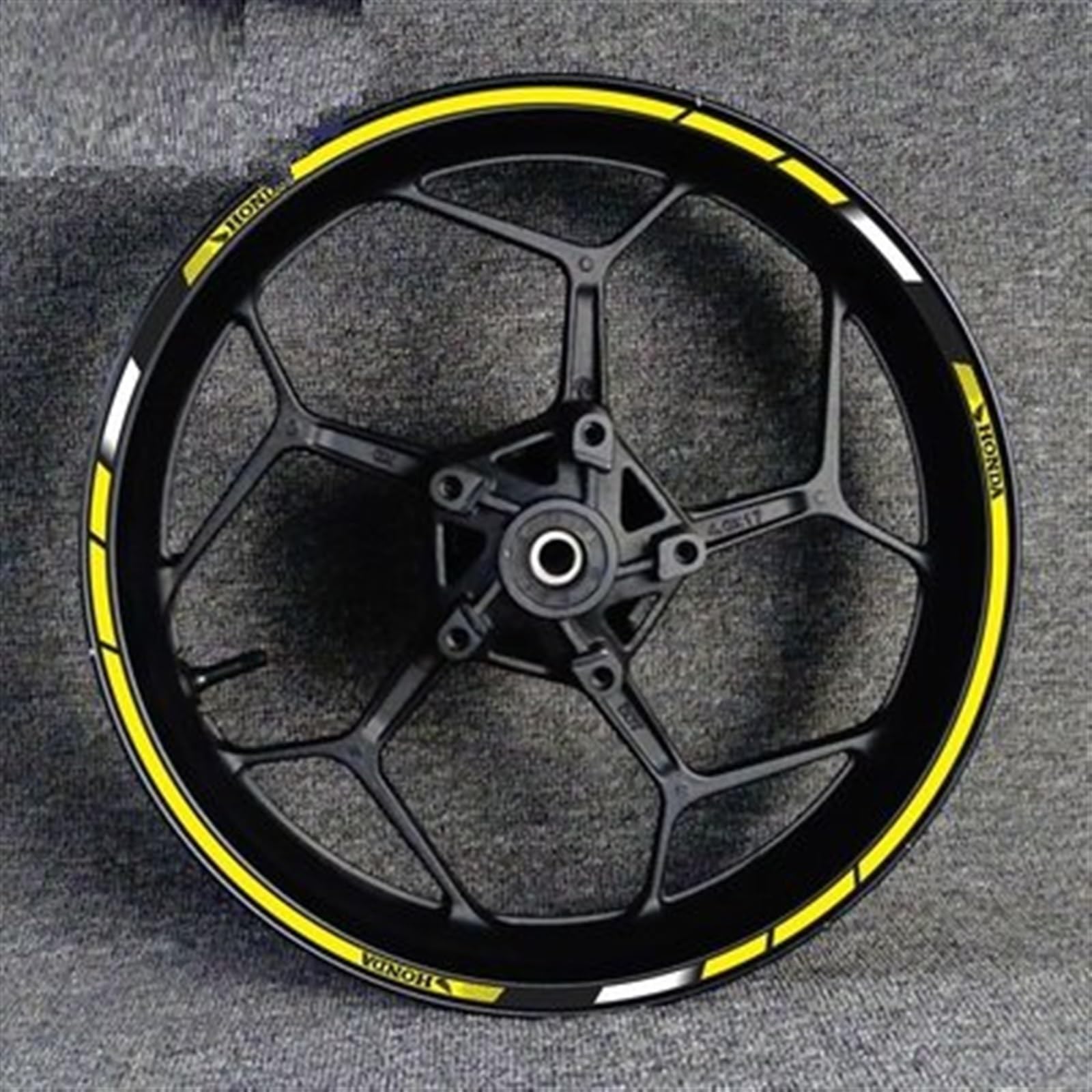 Thick Edge Outer Rim Sticker Stripe Wheel Decals for REPSOL HRC CBR250RR CBR400RR CBR600RR CBR1000RR(Color12)