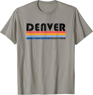 Vintage 70s 80s Style Denver, PA T-Shirt