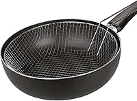 Vista 3 de IBILI Sartén Set Inducta con Cesta 7.1 in, Aluminio, Negro/Plata