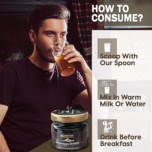 Miniatura 4 de Shilajit - Resina natural de montaña del Himalaya de alta potencia de alta altitud, Shilajit 100% puro con ácido fúlvico y complejo de 85+