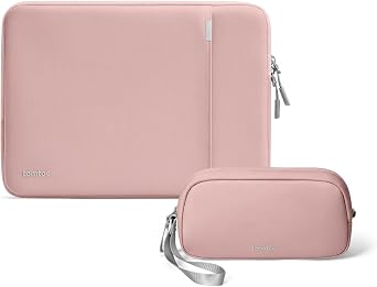 tomtoc 360 Protective 13-inch Mac Book Neo Sleeve & Electronics Organizer Travel Case, S
