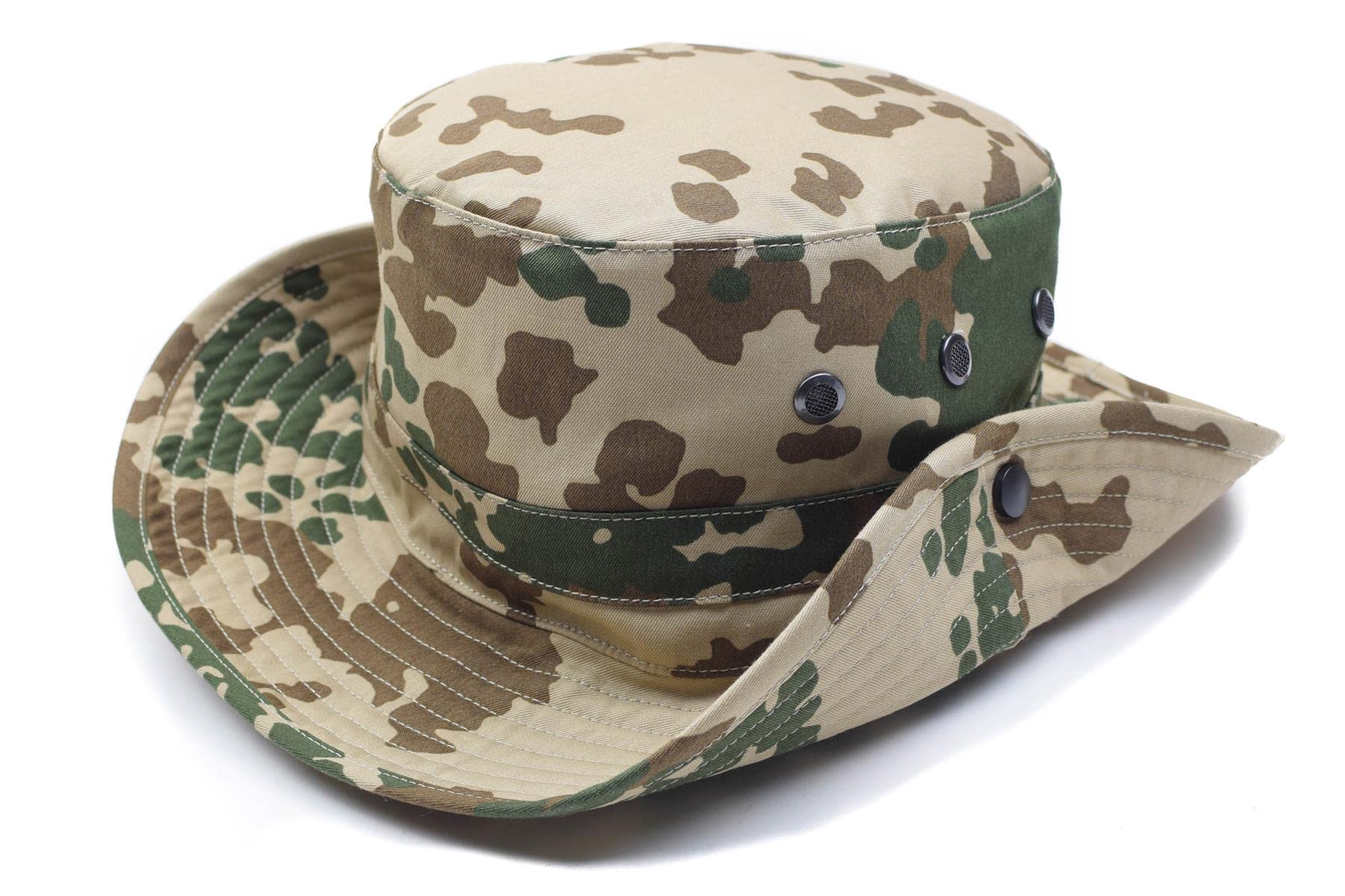 Militar Original Bundeswehr Boonie Hut Flecktarn & Wüste Camouflage Camping Jagd Outdoor Sommer Cap