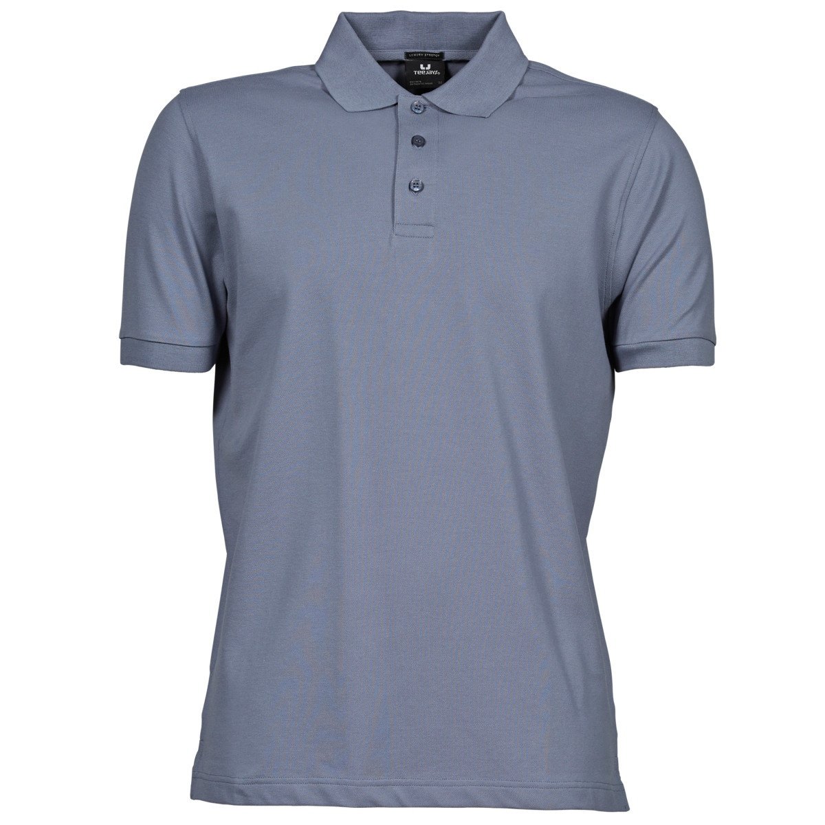 Tee JaysMens Luxury Stretch Short Sleeve Polo Shirt (3XL) (Flint Stone)