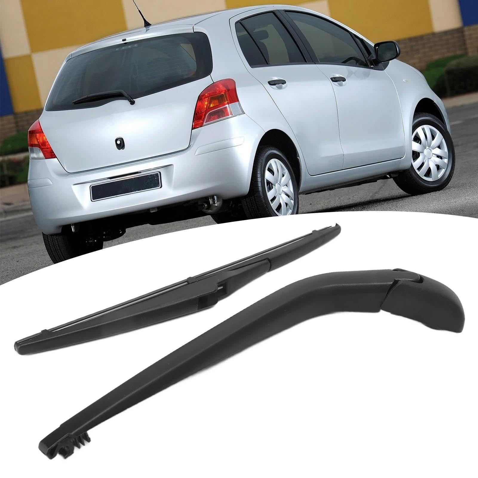 Balai Essuie-glace Yaris 2006-2012 Bras Essuie-glace Arrière Yaris 2006-2012 - ABS Noir 85241-52010 Essuie-glace Pare-brise Arrière