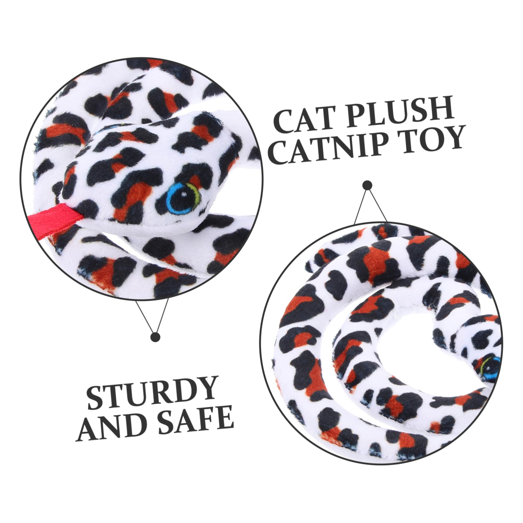 BESPORTBLE Peluche Chat Serpent Jouets à Mâcher pour Chats D'intérieur d'alimentation Jouets pour Chatons Friandises Chaton Chaton à Mâcher Serpent Cataire Peluche