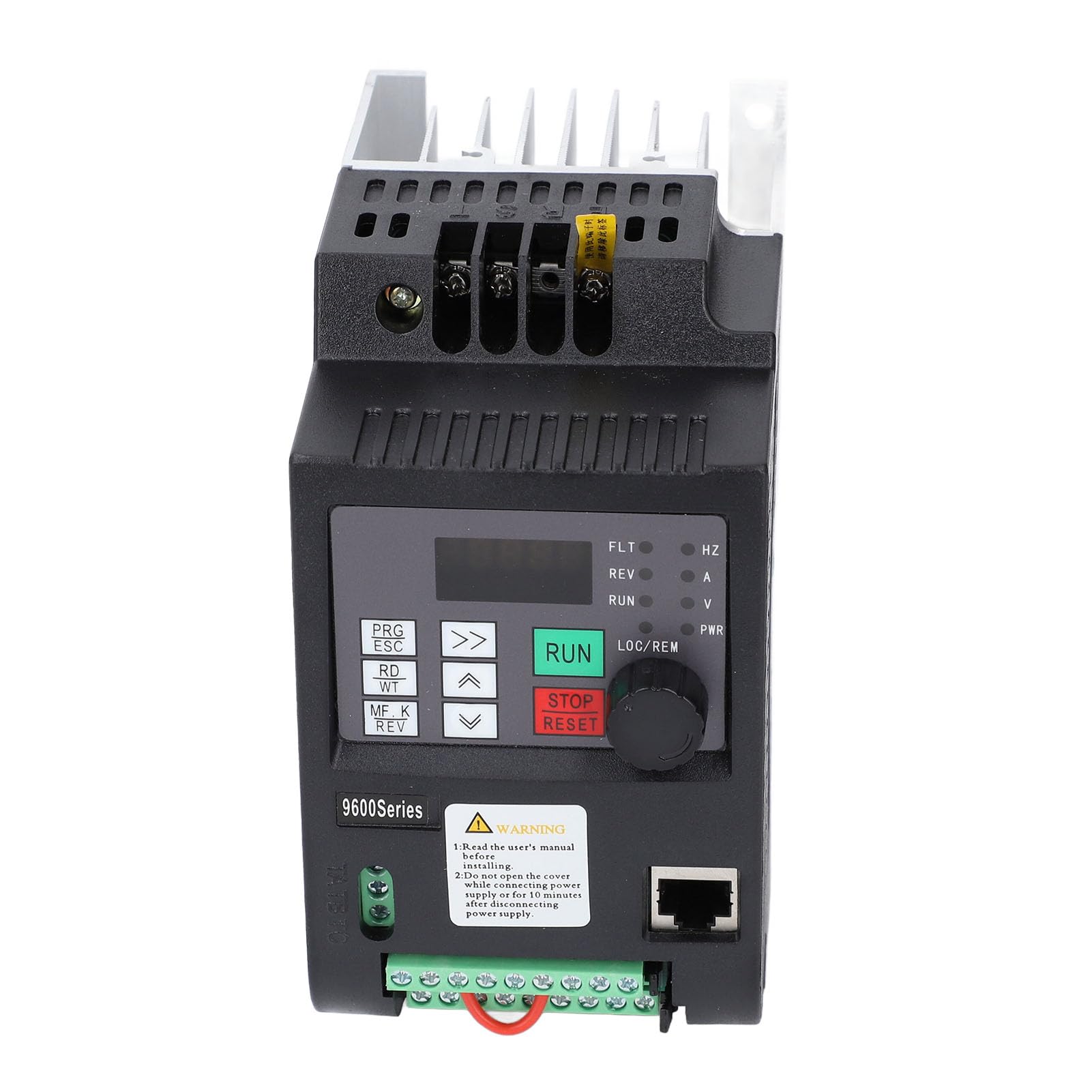 Azionamento a Frequenza Variabile, Ingresso DC200 400V 1PH 0 220VAC Uscita 2.2KW Inverter Solare Monofase Regolatore di velocità Pompa Fotovoltaica con Guscio PC Ignifugo Display Digitale
