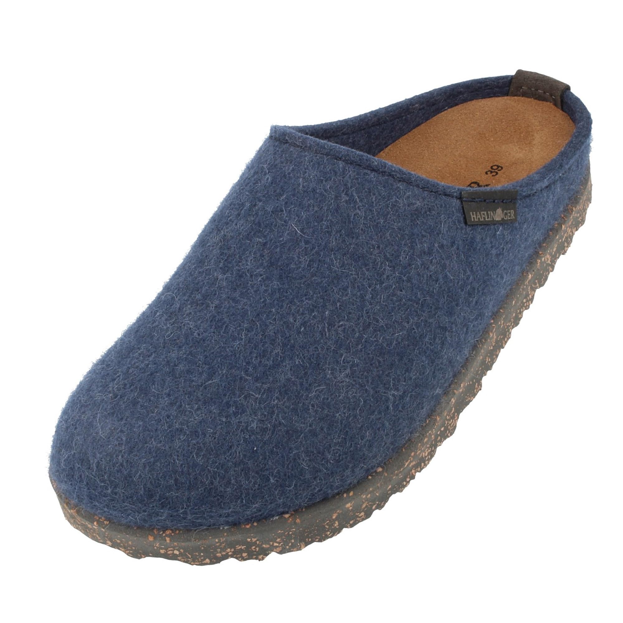 HAFLINGER Manhattan Felt Clog Wool Slipper Unisex