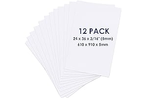 Premium Foam Board 24 x 36 inches, 3/16 Inch Thick