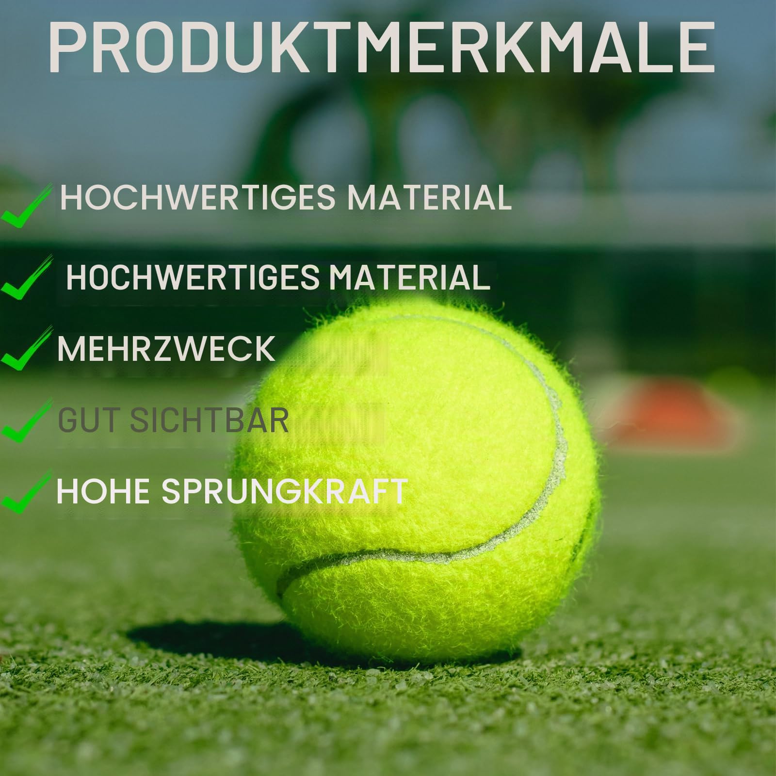SHYUJAJIE Tennisbälle, 20 Stück, Trainings-Tennisbälle, hohe Elastizität, Übungstennis für Anfänger, Übungsbälle für Haustiere und Hunde