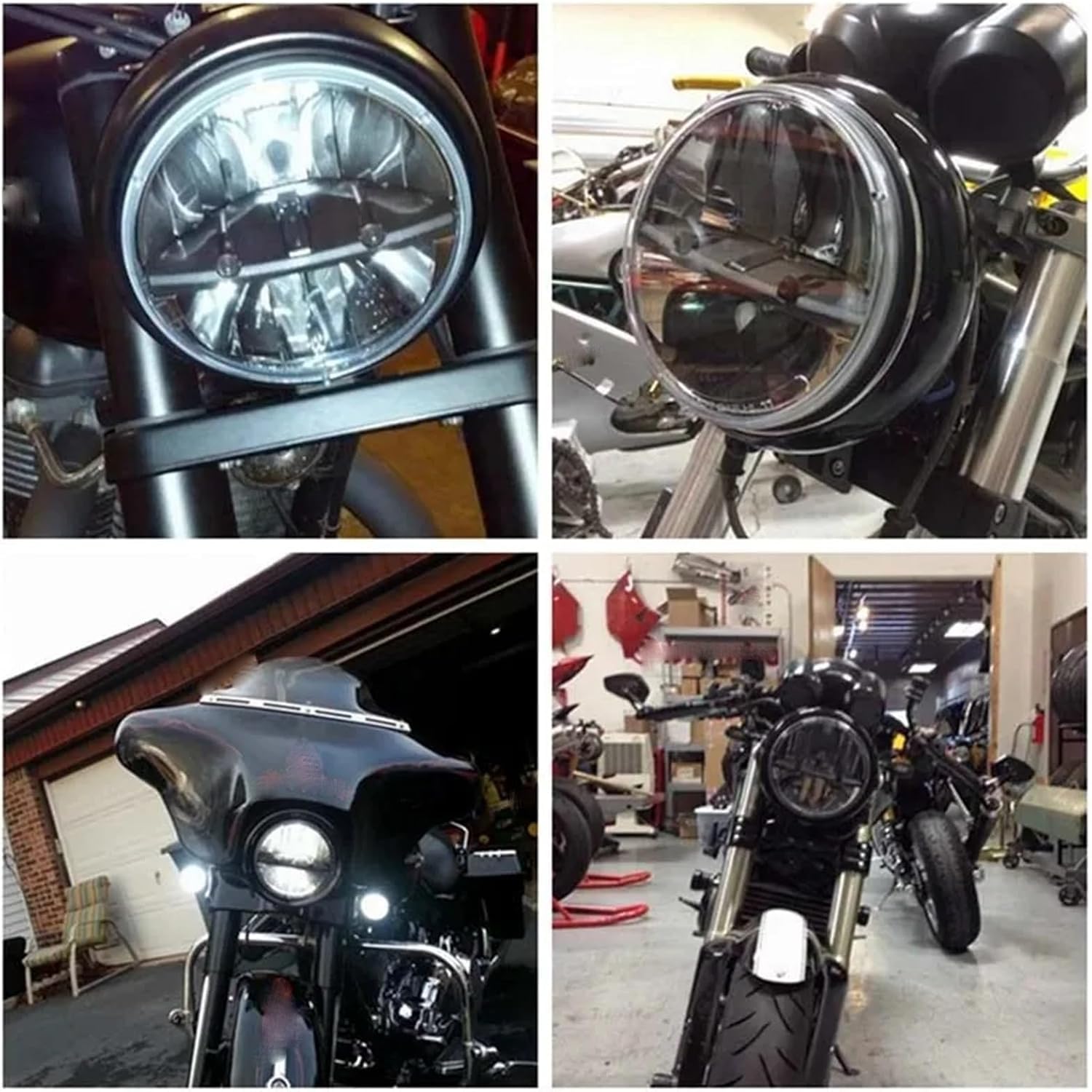 reflektor motocyklowy Dla Jeep Dla Wrangler TJ 2 Door 1997~2006 Reflektor motocyklowy 7 cali H4 Led Reflektor motocyklowy 7 cali Halo Drl Turning Led